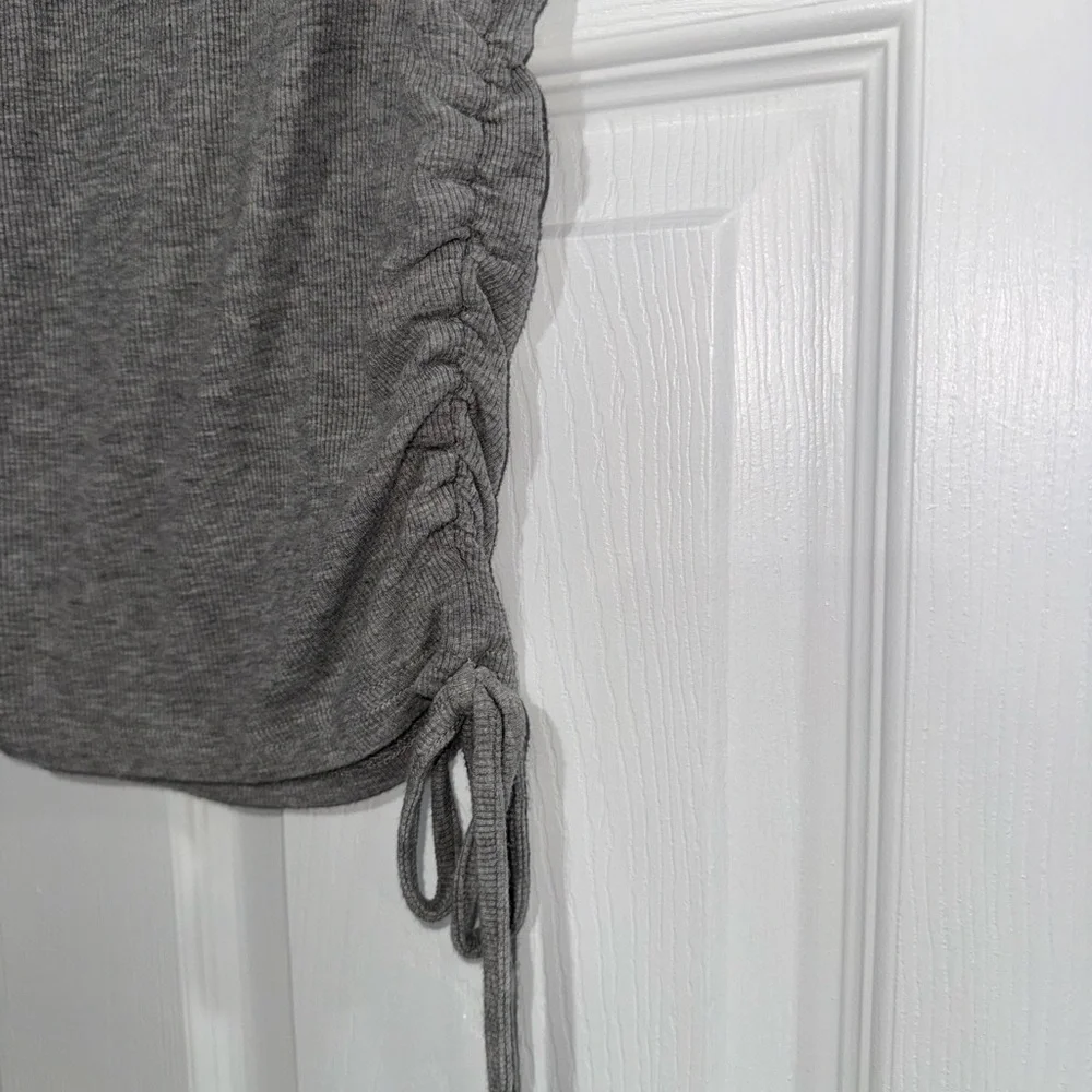 Ruffled sided tank top